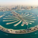 Aerial view of Palm Jumeirah