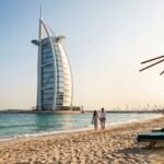 Burj Al Arab on beach
