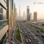 Traffic on Dubai highway