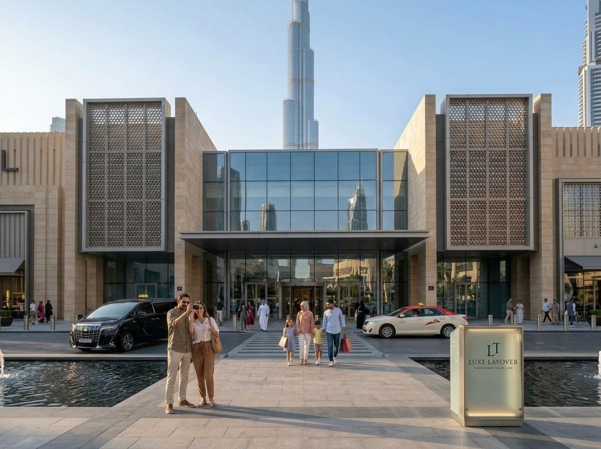 Visitors at Dubai Mall