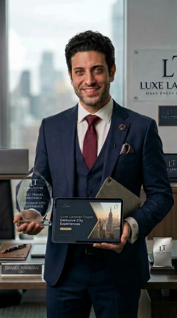 Daniel Rahman, Founder and Managing Director of Luxe Layover