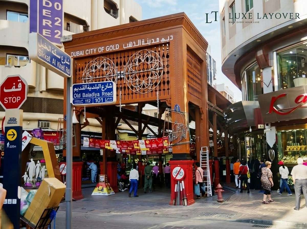 Old Dubai gold and spice souks on a private Dubai city tour